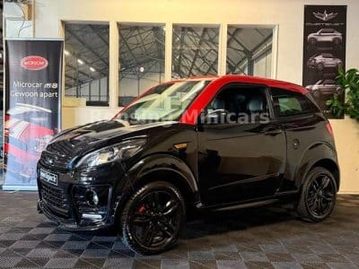 Ligier JS50L Black on Red Mopedauto Microcar 45 KM/H