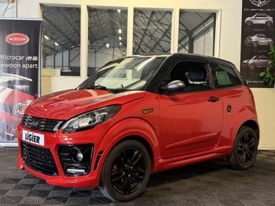 Ligier JS50L Sport Red Klima Mopedauto Microcar 45 KM