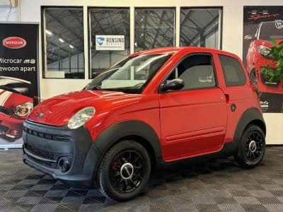 Microcar M.Go Highland XXL Red Brommobiel Minicar 45 KM