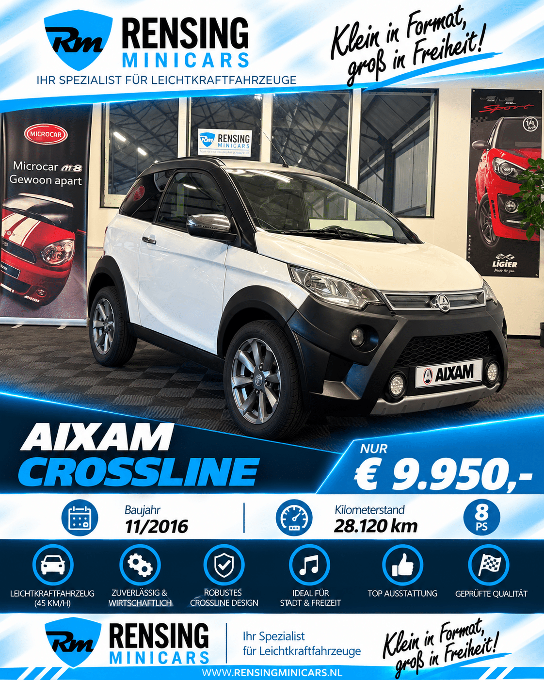 Aixam Crossline wit